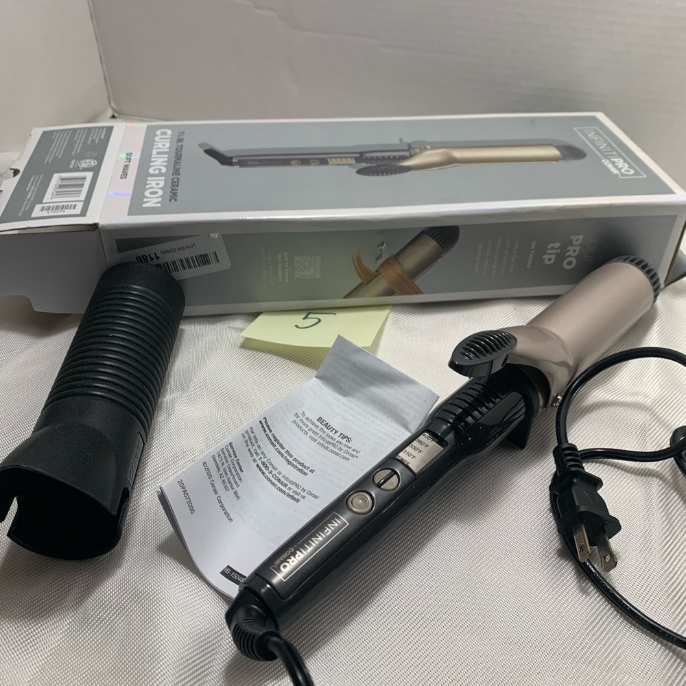 Infiniti Pro by Conair Nano Tourmaline Ceramic 1-1/2-Inch Curling Iron